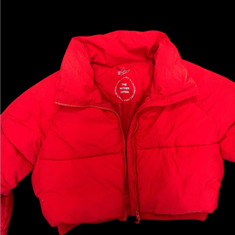 Red Puffer Jacket - image 2